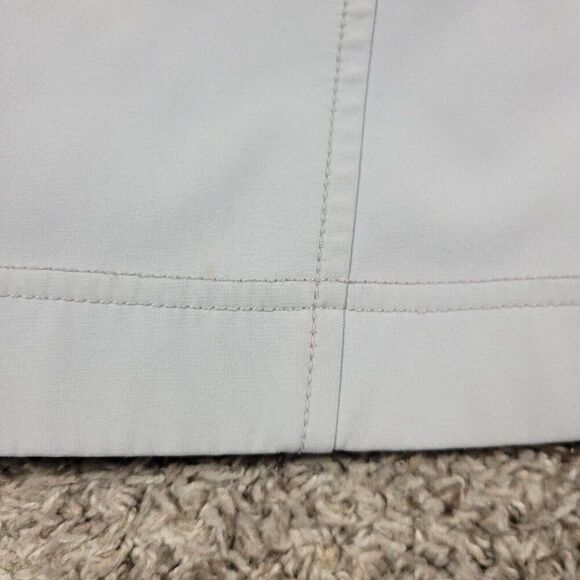 Athleta Skirt Womens 8 Gray Fleece Lined Drawstring Zip Pockets - Picture 4 of 9